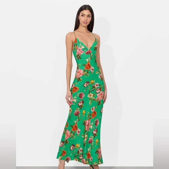 LOMA MAXI SLIP DRESS - Picture 2 of 4